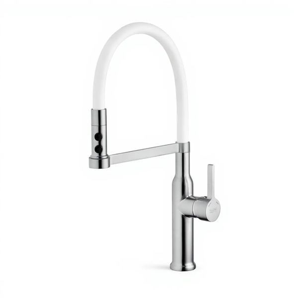Комплект кухонної мийки Valeso 60х50HM WHI16 Kitchen Line SL73271 фото