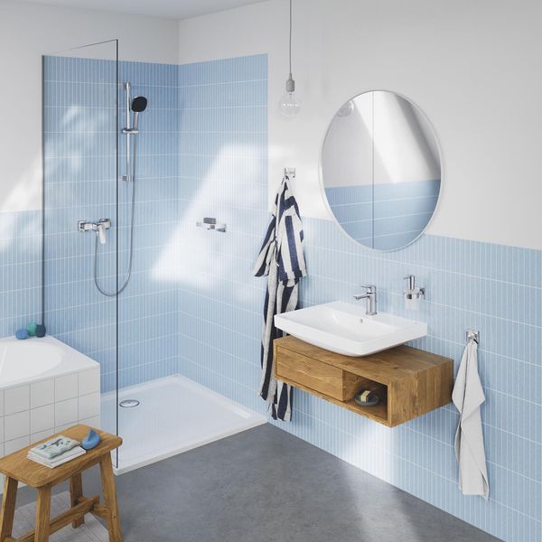 Смеситель для раковины Grohe QuickFix Dice S-Size 1018560000 с донным клапаном CV036195 фото