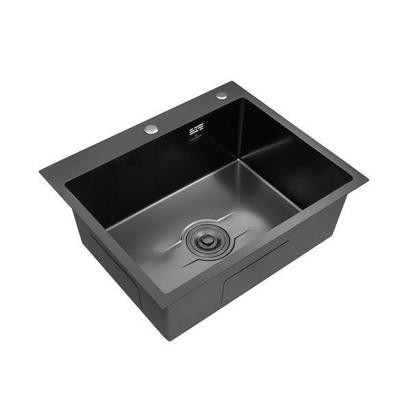 Комплект кухонної мийки Kroner Derby PVD - 6050HM ST343731 фото