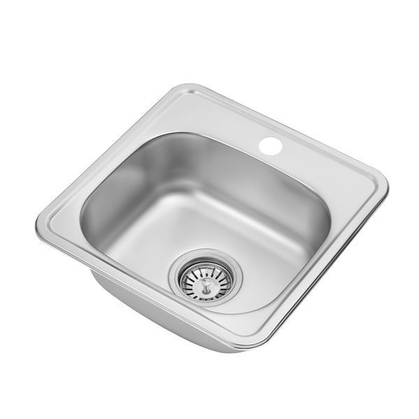 Кухонна мийка Kroner KRP Satin - 3838 (0.6 мм) CV022756 фото
