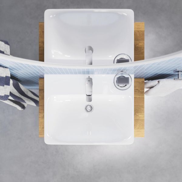 Смеситель для раковины Grohe QuickFix Dice S-Size 1018560000 с донным клапаном CV036195 фото