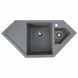 Гранітна мийка для кухні Platinum 9950 PANDORA матова Сірий мусон 3686 фото 1