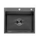 Комплект кухонної мийки Kroner Derby PVD - 6050HM ST343731 фото 2