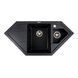 Гранітна мийка для кухні Platinum 9950 PANDORA матовий Карбон 39977 фото 1