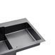 Комплект кухонної мийки KRP Schwarze - 7848LHM PVD ST4303 ST438652 фото 6