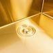 Комплект кухонной мойки Platinum Handmade 60*50 PVD Gold pl23548 фото 6