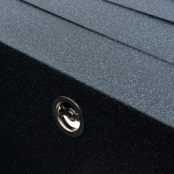Гранітна мийка для кухні VALESO CASCADA 7050 матова Антрацит 49230 фото