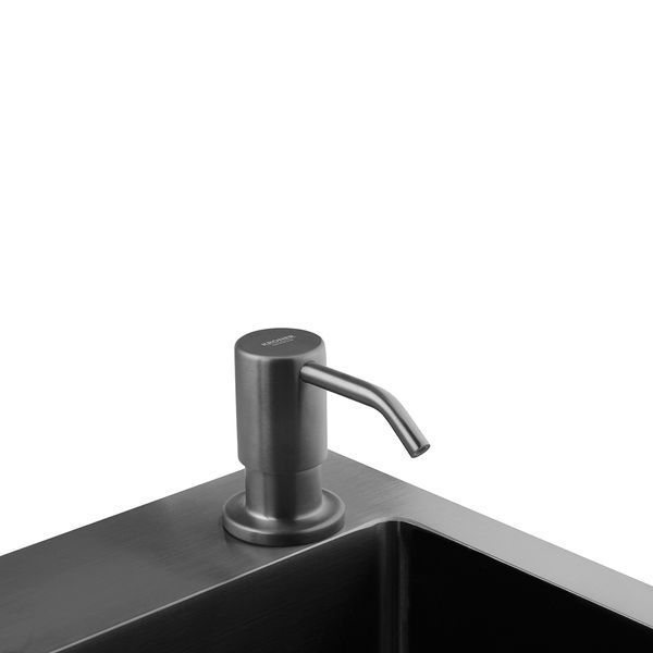 Комплект кухонной мойки KRP Schwarze RHM PVD - 7848 ST41421 фото