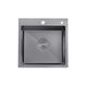 Комплект кухонной мойки KRP Schwarze - 5050HM PVD ST043320 фото 2