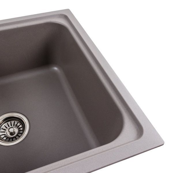 Гранітна мийка для кухні Platinum 7950 Equatoria матова Дюна 41196 фото