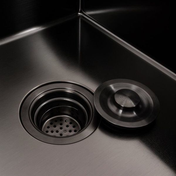 Комплект кухонної мийки Valeso 78х50 RHM PVD ST07 SL44139 фото