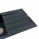 Гранітна мийка для кухні Platinum 7843 SOLID матовий Антрацит 42234 фото 4