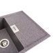 Гранітна мийка для кухні Platinum 8650 DIAMOND матова (мікс) 39821 фото 3