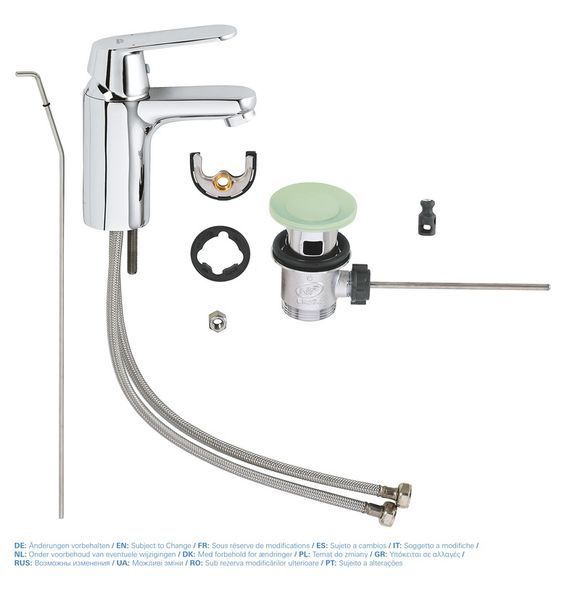 Eurosmart Cosmopolitan Одноважільний змішувач для раковини S-Size (32825000) 32825000 фото