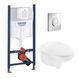 Комплект унитаза с инсталляцией 4 в 1 Grohe Solido Start UA38971964A CV032251 фото 1