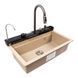 Гранітна мийка VALESO 7546 EVANORA, матова, сафарі 51262 фото 4