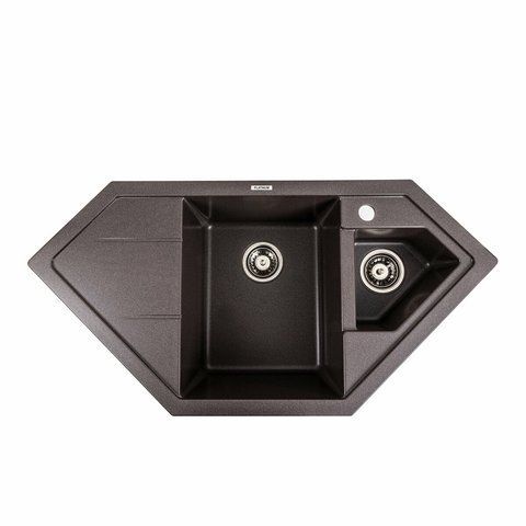 Гранітна мийка для кухні Platinum 9950 PANDORA матовий Гренадін 40372 фото
