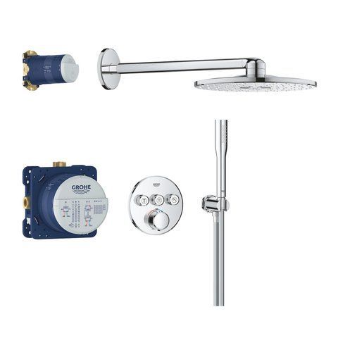 Душова система прихованого монтажу термостатична Grohe QuickFix Precision SmartControl 34874000 CV034568 фото