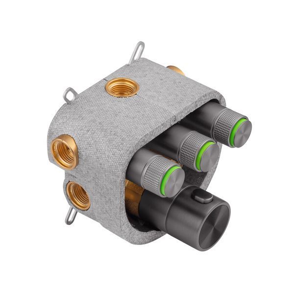 Душевая система скрытого монтажа термостатическая Kroner Element Thermo 211462-5301 CV036830 фото