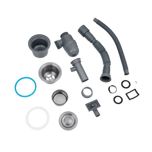 Комплект кухонной мойки KRP C031BLK Geb&uuml;rstet-6350LHM ST131348 фото