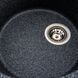Гранітна мийка для кухні Platinum 5847 ONYX матова (графіт) 38967 фото 5