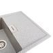Гранитная мойка для кухни Platinum 8650 DIAMOND матовая (серая) 39825 фото 4