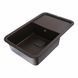 Гранітна мийка для кухні Platinum 7850 CUBE матова Шоколад 3208 фото 5
