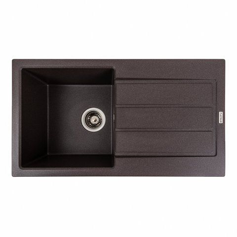 Гранітна мийка для кухні Platinum 7843 SOLID матовий Гренадін 42238 фото
