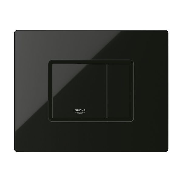 Комплект 4 в 1: Инсталляция Grohe Solido 2 в 1 38971000 + Панель смыва для унитаза Even Black 38966KV0 + Унитаз подвесной безобедочный Kroner Armada WHI513636 RIMLESS с сиденьем Slim Duroplast /Soft (38971966KV0KA51R) CV036752 фото