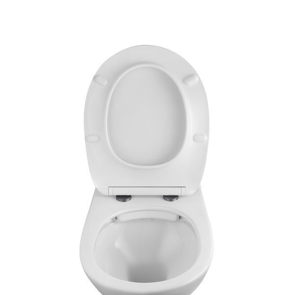 Комплект 4 в 1: Инсталляция Grohe Rapid SL 38840000 с панелью смыва Even 38966000 + унитаз A534UF Rimless с сиденьем Slim Soft Close дюропласт (UA38840966A) CV033583 фото