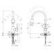 Змішувач для кухні Kroner KRM Kuche - C132RED CV033129 фото 2