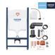 Комплект 4 в 1: Инсталляция Grohe Rapid SL 38840000 с панелью смыва Even 38966000 + унитаз A534UF Rimless с сиденьем Slim Soft Close дюропласт (UA38840966A) CV033583 фото 4