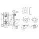 Комплект 4 в 1: Инсталляция Grohe Rapid SL 38840000 с панелью смыва Even 38966000 + унитаз A534UF Rimless с сиденьем Slim Soft Close дюропласт (UA38840966A) CV033583 фото 2