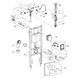 Комплект 4 в 1: Инсталляция Grohe Rapid SL 38840000 с панелью смыва Even 38966000 + унитаз A534UF Rimless с сиденьем Slim Soft Close дюропласт (UA38840966A) CV033583 фото 5