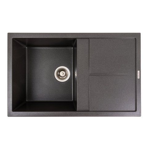Гранітна мийка для кухні Platinum 7950 Selena матовий Моріон 41042 фото