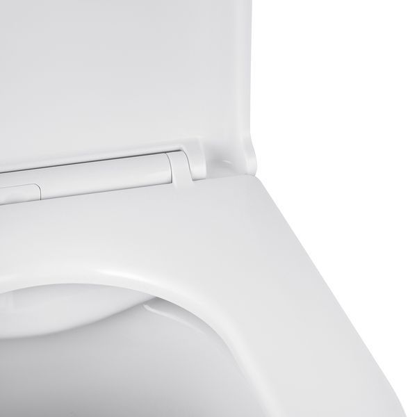 Комплект 4 в 1: Инсталляция GROHE Solido 3 в 1 3884966Q + Унитаз безободковый Kroner Armada WHI513636 RIMLESS с сиденьем Slim Duroplast / Soft-close / Quick relase KA513636WHIR (3884966KA513636) CV033599 фото