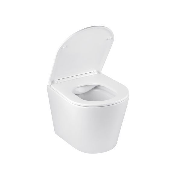 Комплект 4 в 1: Инсталляция GROHE Solido 3 в 1 3884966Q + Унитаз безободковый Kroner Armada WHI513636 RIMLESS с сиденьем Slim Duroplast / Soft-close / Quick relase KA513636WHIR (3884966KA513636) CV033599 фото