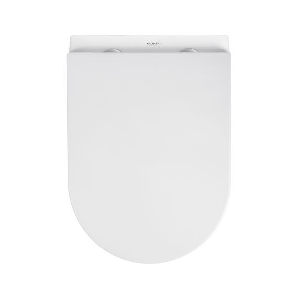 Комплект 4 в 1: Инсталляция GROHE Solido 3 в 1 3884966Q + Унитаз безободковый Kroner Armada WHI513636 RIMLESS с сиденьем Slim Duroplast / Soft-close / Quick relase KA513636WHIR (3884966KA513636) CV033599 фото