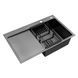Комплект кухонной мойки Kroner KRP Schwarze - 7849RHM PVD Lazio ST430087 фото 7