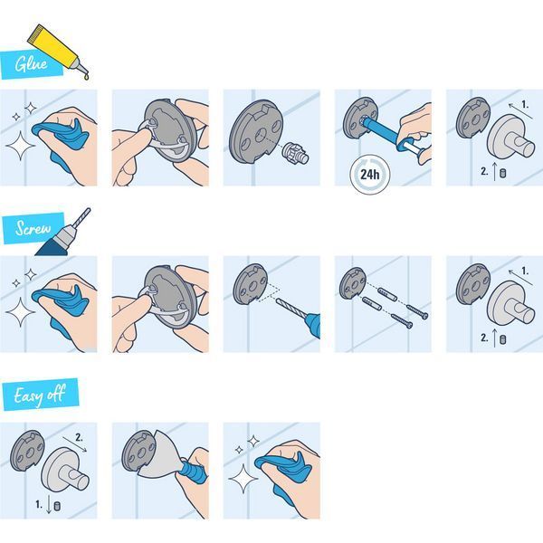 Тримач для рушників Grohe QuickFix Start Cosmopolitan 41166000 CV036241 фото