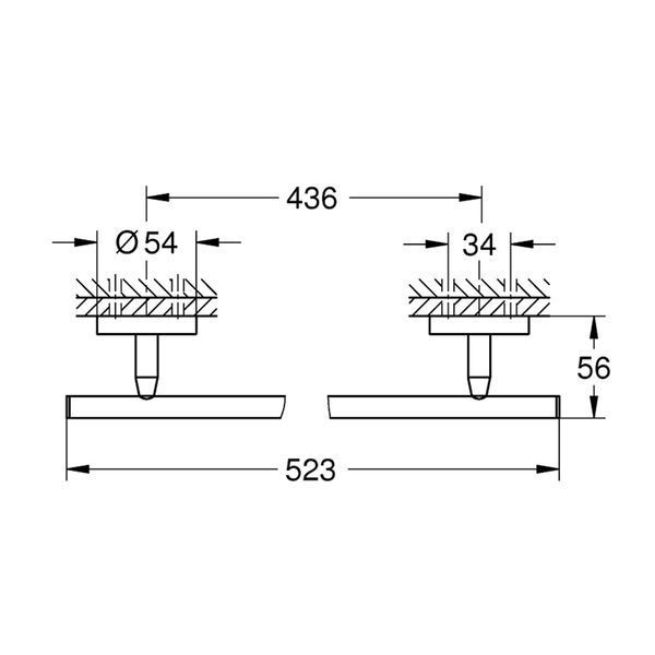 Тримач для рушників Grohe QuickFix Start Cosmopolitan 41166000 CV036241 фото