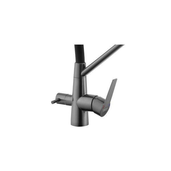 Комплект кухонной мойки KRP Schwarze - 5050HM PVD 03817BLK ST92411 фото