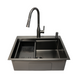 Комплект кухонної мийки 63х50HM PVD Pllen&oacute; Lazio ST08 Grafite SL43881 фото 1