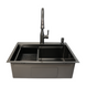 Комплект кухонної мийки 63х50HM PVD Pllen&oacute; Lazio ST08 Grafite SL43881 фото 4