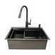 Комплект кухонної мийки 63х50HM PVD Pllen&oacute; Lazio ST08 Grafite SL43881 фото 3