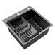 Комплект кухонної мийки KRP Schwarze - 5050HM PVD 03817BLK ST92411 фото 6
