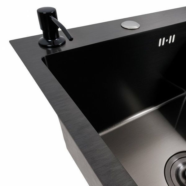 Комплект кухонной мойки Platinum Handmade CM 78*50 L PVD pl23731 фото