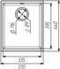 Гранітна мийка для кухні VALESO ROXY 3744 матова Білосніжна 49155 фото 6