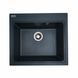 Гранитная мойка для кухни Platinum 5852 VESTA матовая Антрацит 3850 фото 1