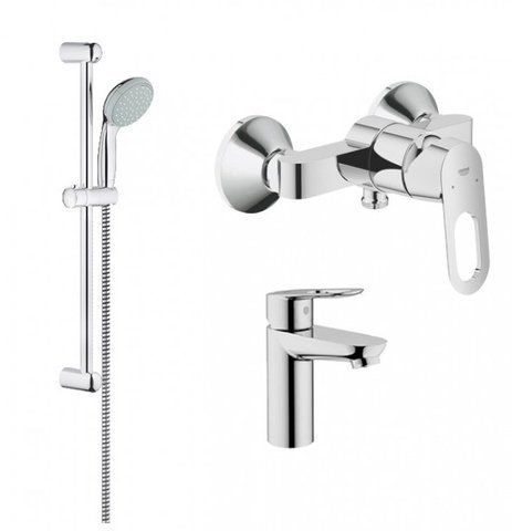 Набір змішувачів для душу 3 в 1 BauLoop (123220S), Grohe 123220S              фото